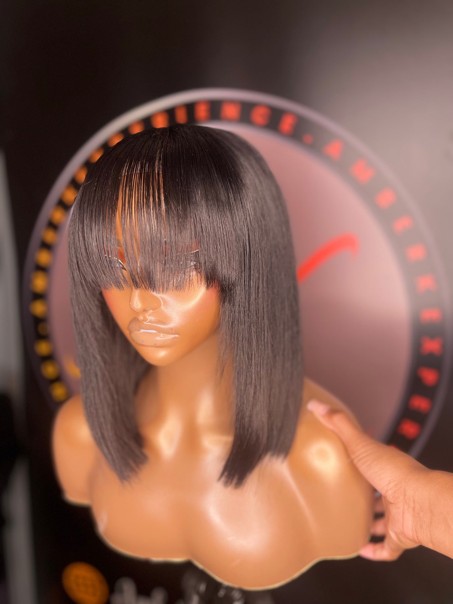 Jet Black Bang Bob