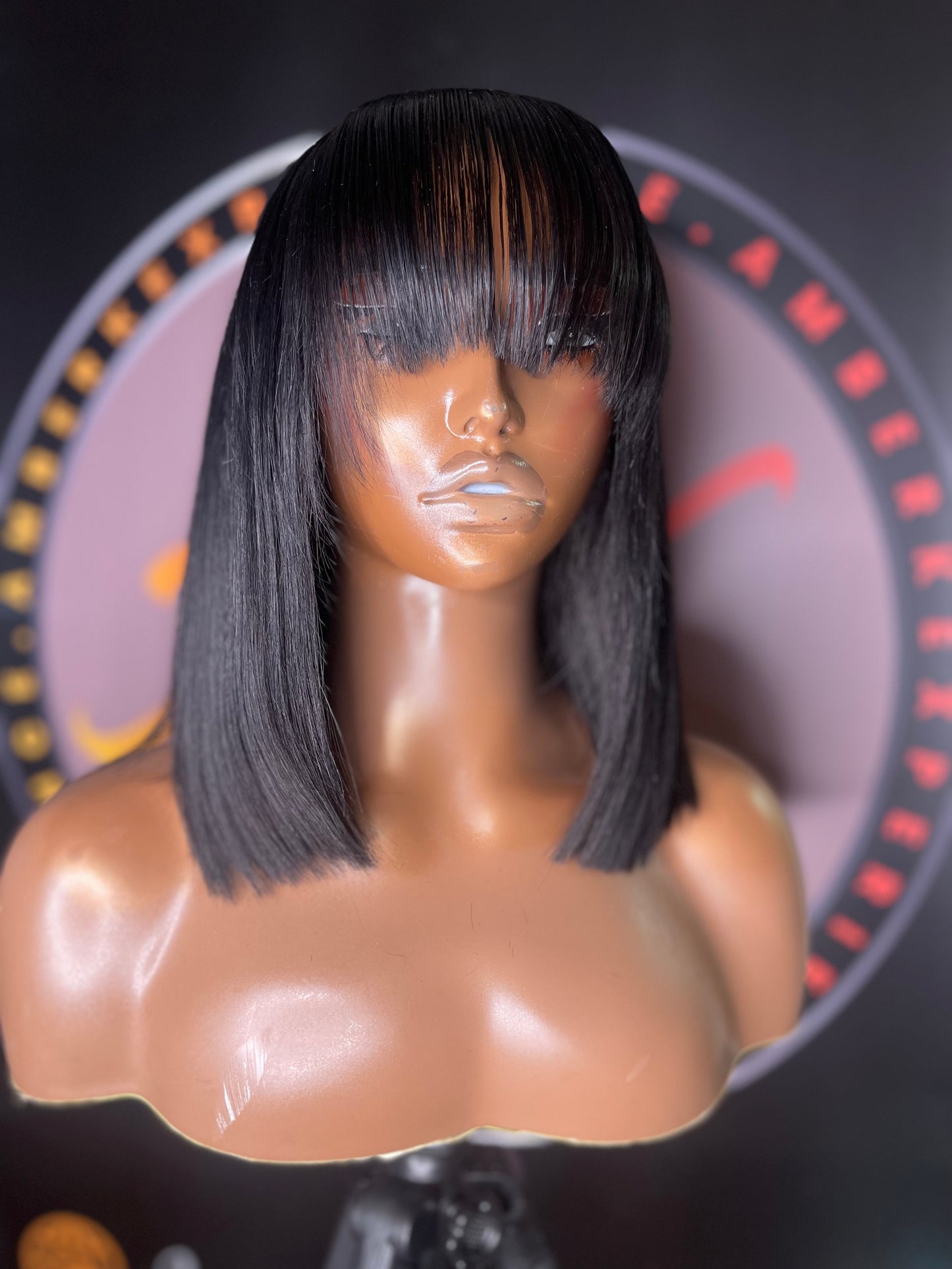 Jet Black Bang Bob